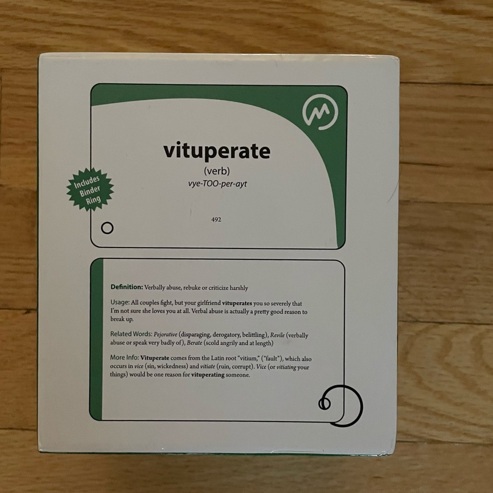 GRE Flash Cards & Essential Words Test Prep - Picture 3 of 12